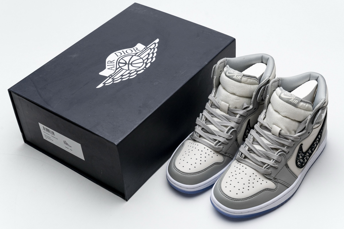 Nike Dior X Air Jordan 1 High OG Grey | Limited Edition Sneakers
