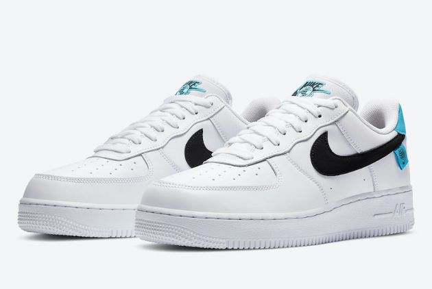 Nike Air Force 1 Low 'Worldwide' White/Blue Fury-Black CK7648-100 - Shop Now!
