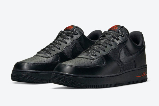 Nike Air Force 1 Low Black Red DO6389-001 - Classic & Stylish Sneakers for Men