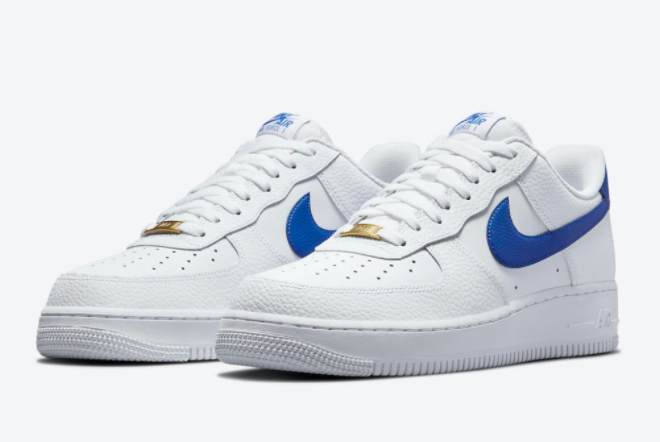 Nike Air Force 1 Low White/Royal Blue DM2845-100 - Stylish Heritage Sneakers