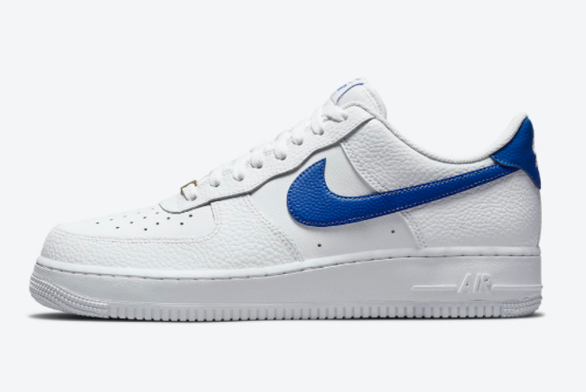Nike Air Force 1 Low White/Royal Blue DM2845-100 - Stylish Heritage Sneakers