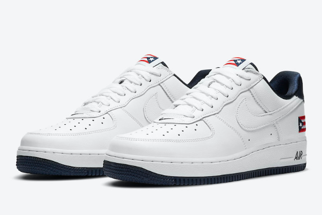 Nike Air Force 1 Low 'Puerto Rico' CJ1386-100 - Stylish and Authentic Sneakers
