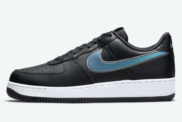 Nike Air Force 1 Low HTML Black Blue Micro-Dot DQ0812-001 - Shop Now at the #1 Online Store!