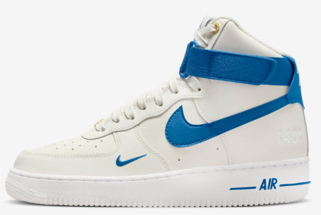 Nike Air Force 1 High White Blue DQ7584-100 - Classic Style & Supreme Comfort