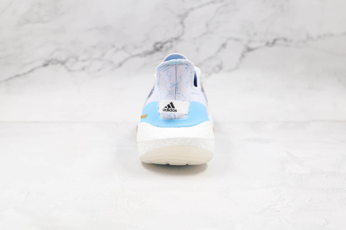 Adidas Ultra Boost 21 White Clear Blue GZ7120 | New Arrival & Comfort
