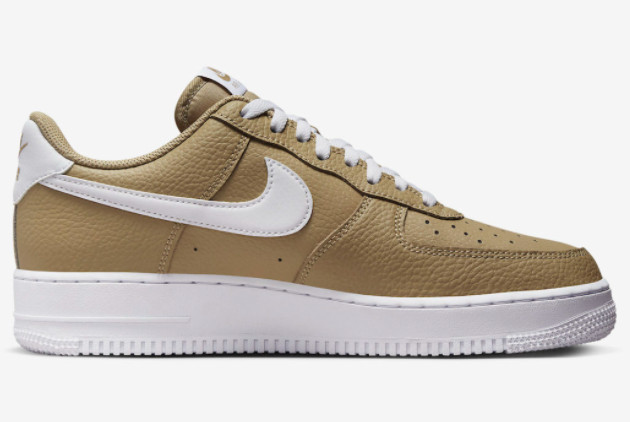Nike Air Force 1 Low Olive Tumbled Leather DV0804-200 - Classic Style Meet Modern Design