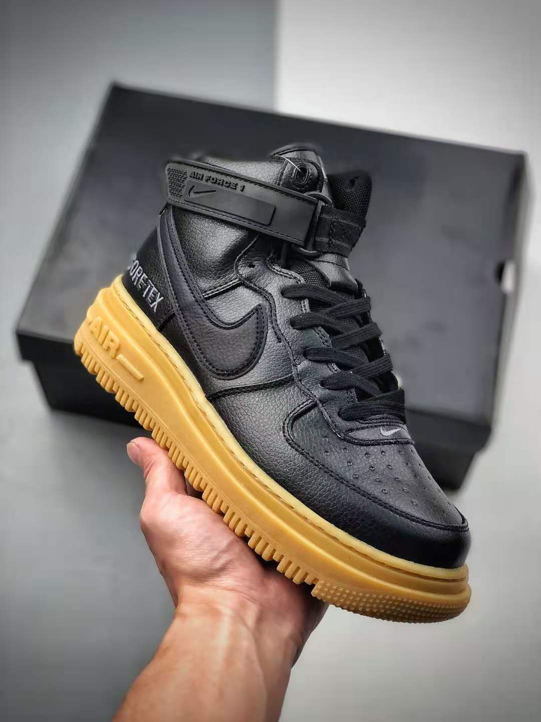 Nike Air Force 1 Gore-Tex Boot 'Black Gum' CT2815-001 - Stylish and Durable Footwear
