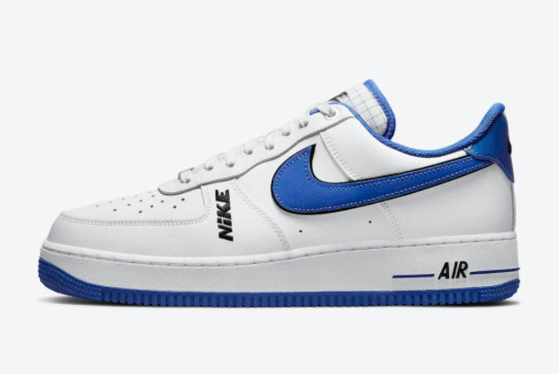 Nike Air Force 1 Low White/Royal Blue-Black DC8873-100 | Classic Sneakers