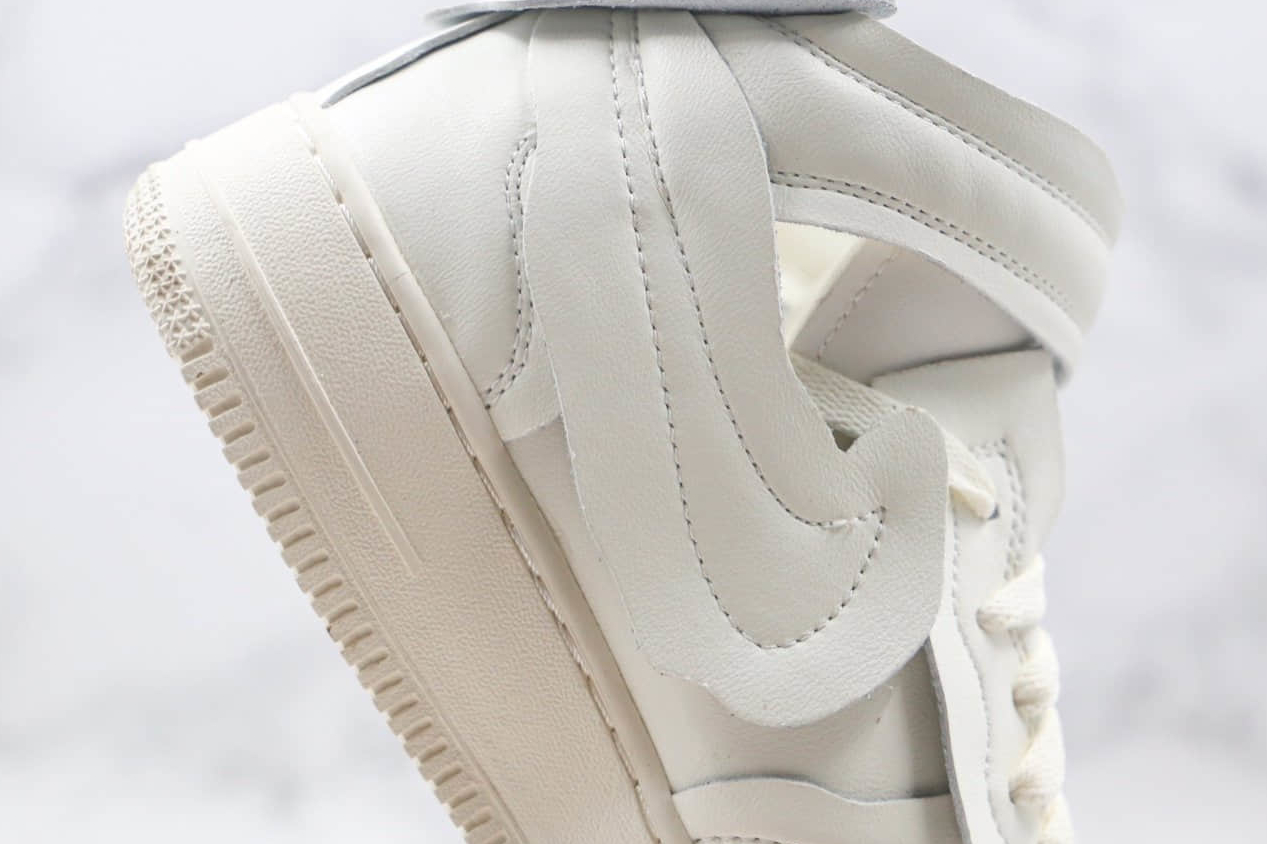 Nike Comme des Garons x Nike Air Force 1 Mid 'Triple White' DC3601-100 - Buy Online Today!