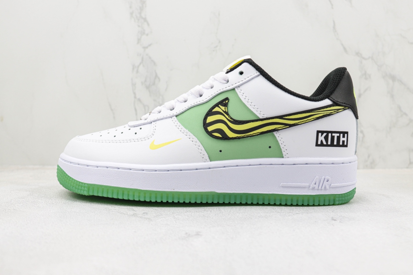 Nike Air Force 1 07 Low White Black Grey Green Shoes BS9055-827 - Shop Now!
