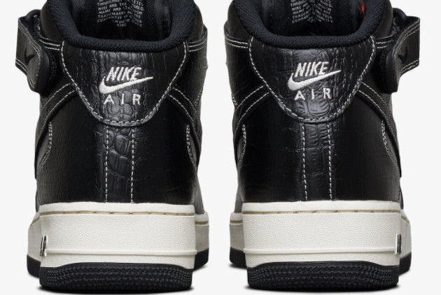 Nike Air Force 1 Mid LX 'Anniversary Edition' Black/Pale Ivory DV1029-010 | Limited Edition Sneakers