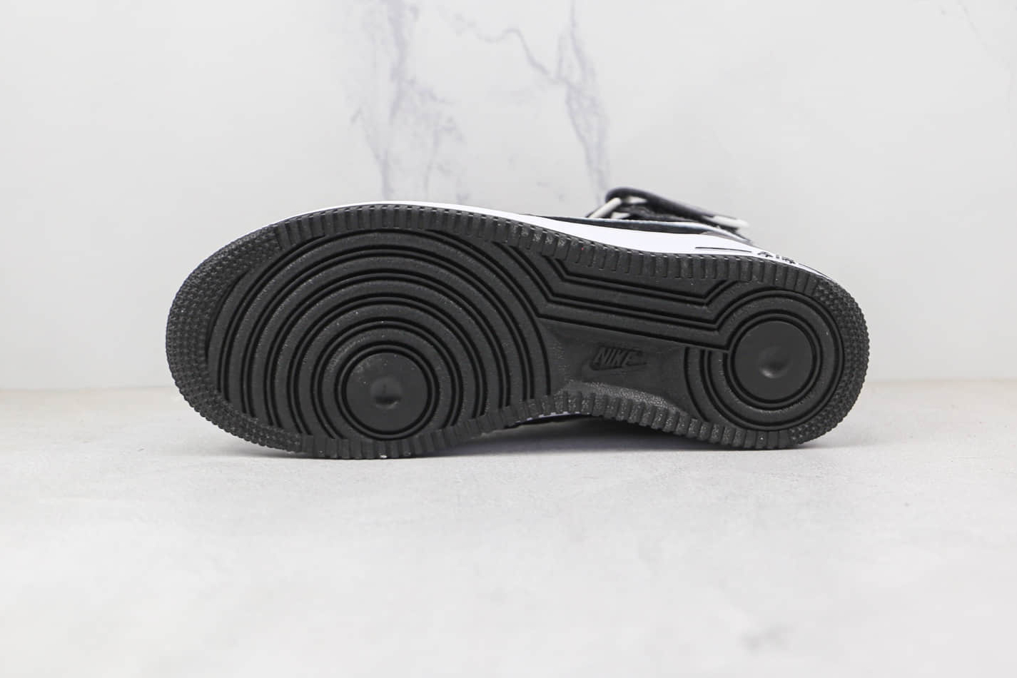 Nike Air Force 1 07 Mid Dark Grey Black White Shoes - QT3369-996