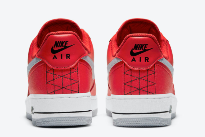 Nike Air Force 1 Low Red Grey DD7113-600 - Stylish & Versatile Sneakers