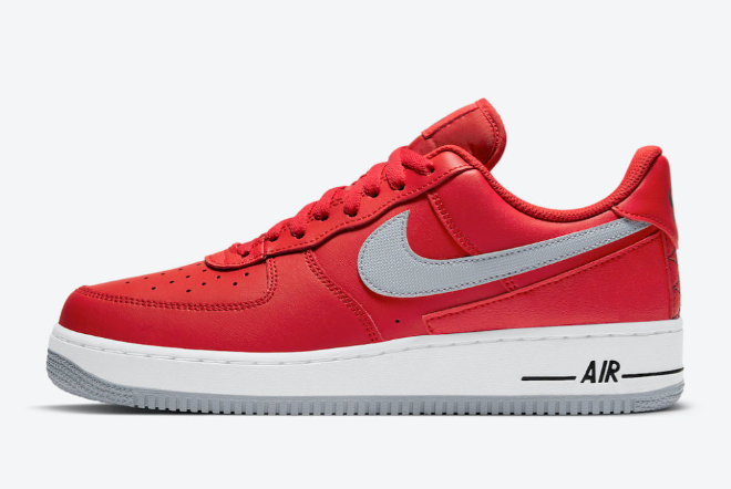 Nike Air Force 1 Low Red Grey DD7113-600 - Stylish & Versatile Sneakers