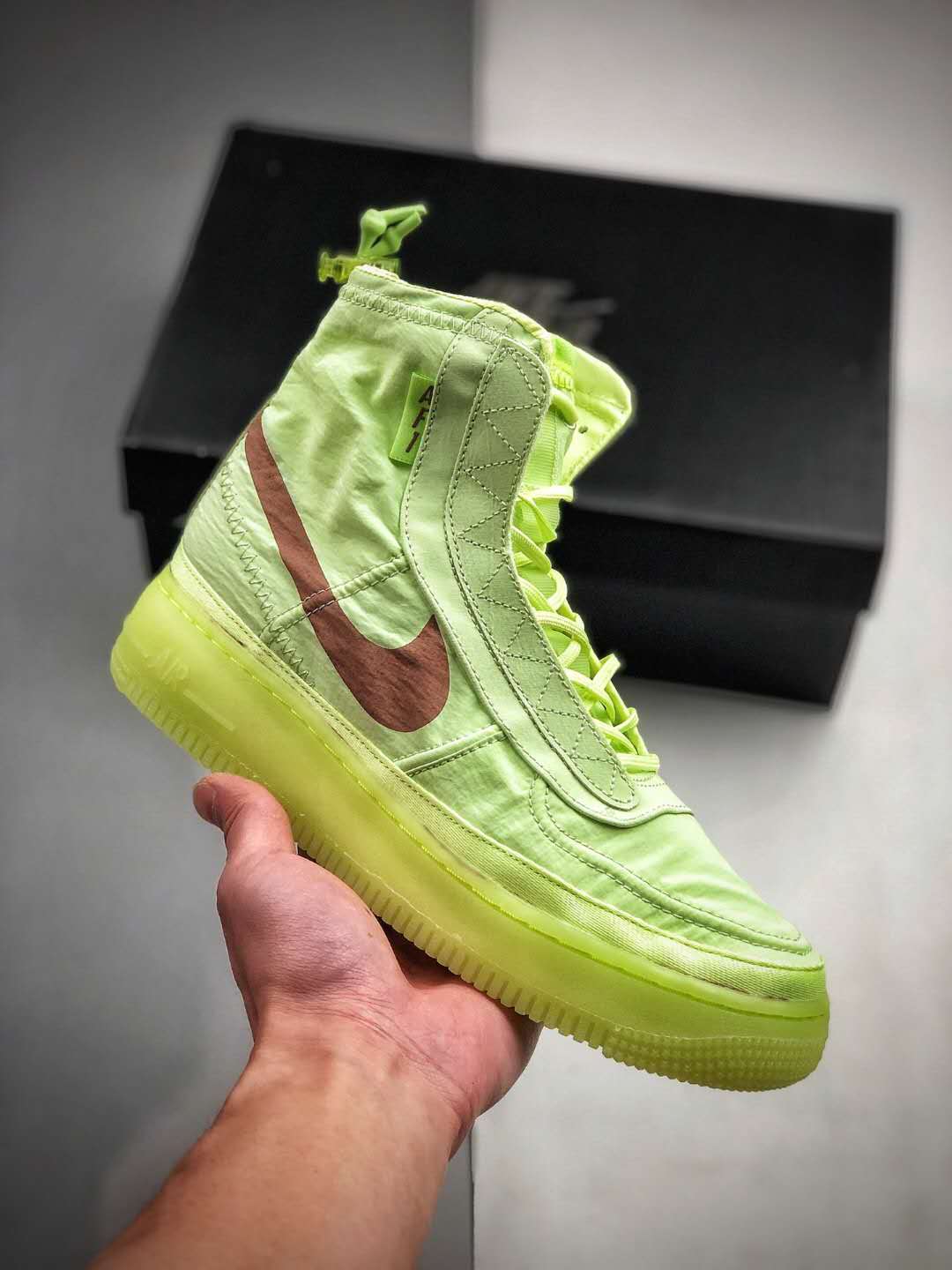 Nike Air Force 1 High Shell Volt BQ6096-700 - Premium Sneakers for Energizing Style