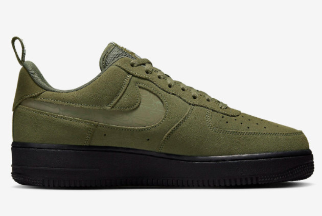 Nike Air Force 1 Low 'Olive Suede' DZ45140-300 - Shop Now for Classic Style & Durability in Olive Hue!