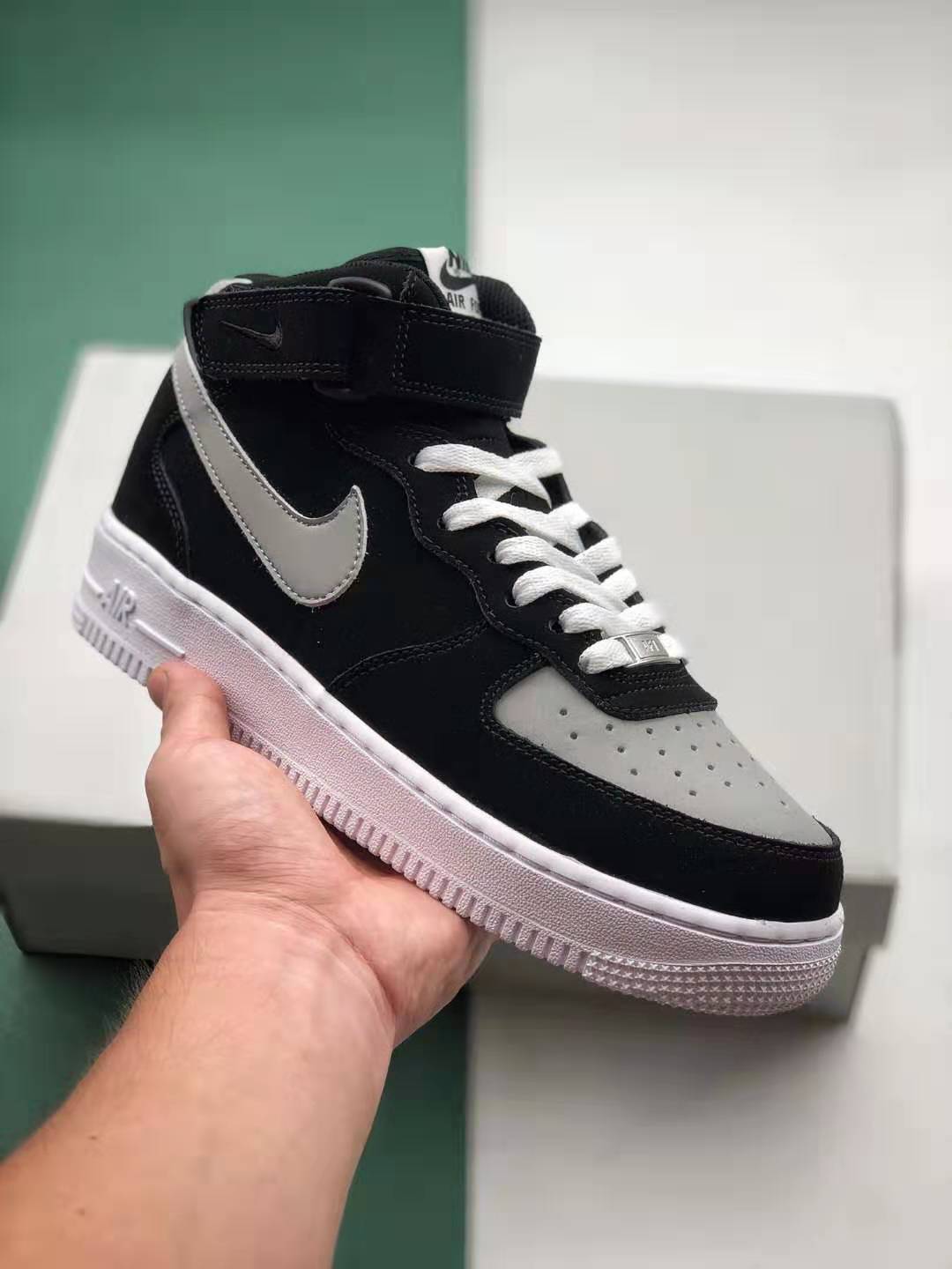 Nike Air Force 1 Mid 07 Black White 596728-305 - Stylish and Versatile Sneakers for Any Occasion