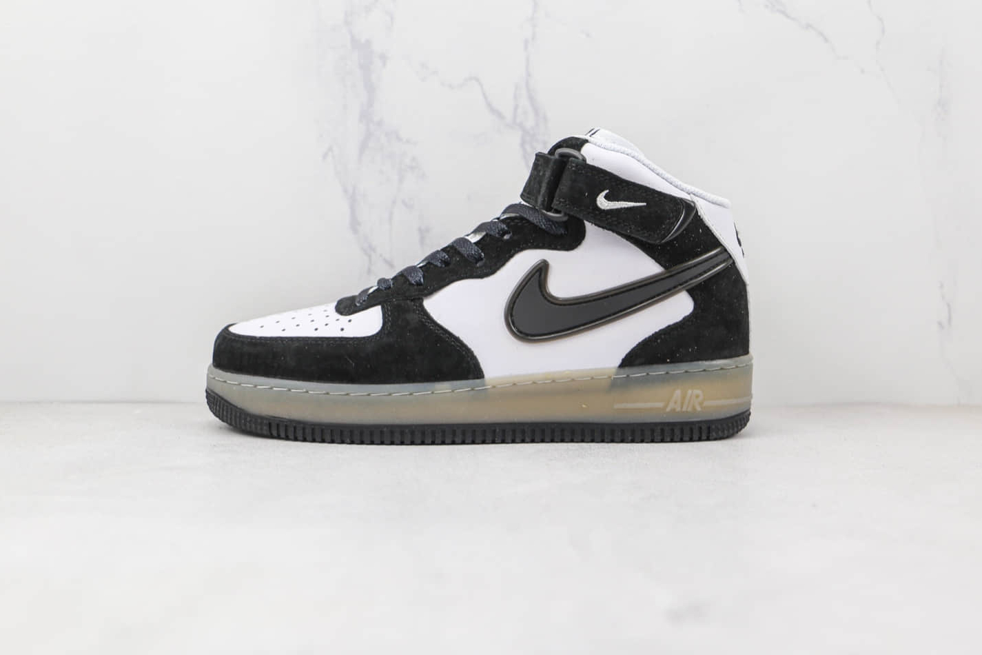 Nike Air Force 1 07 Mid Slam Jam Black White Grey Shoes BC9825-101 - Stylish and Trendy Footwear for Men