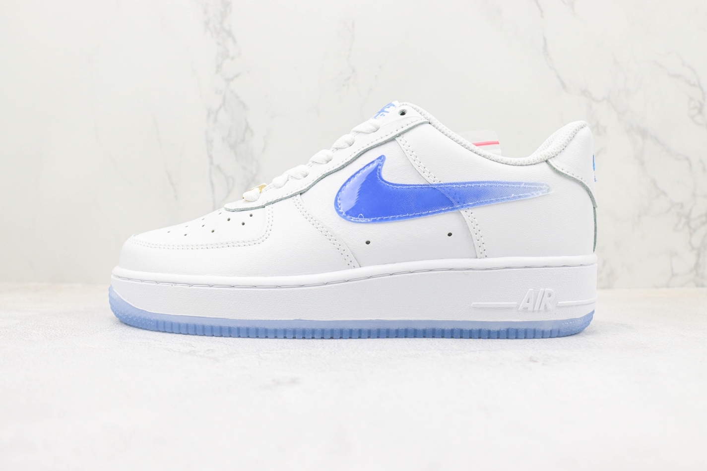 Nike Air Force 1 07 Low White Blue Metallic Gold CO3363-361 - Premium Sneakers for Style and Comfort