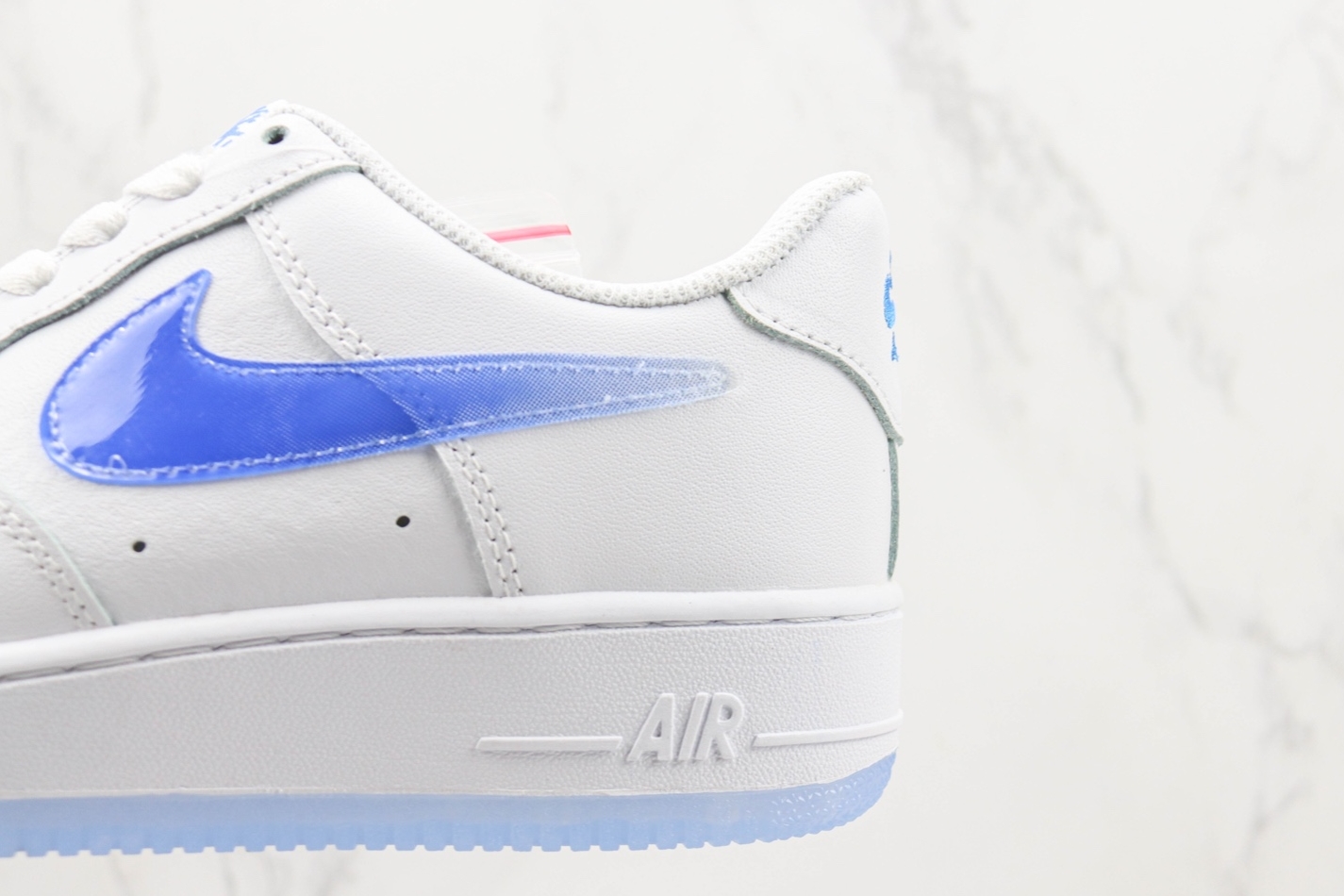 Nike Air Force 1 07 Low White Blue Metallic Gold CO3363-361 - Premium Sneakers for Style and Comfort