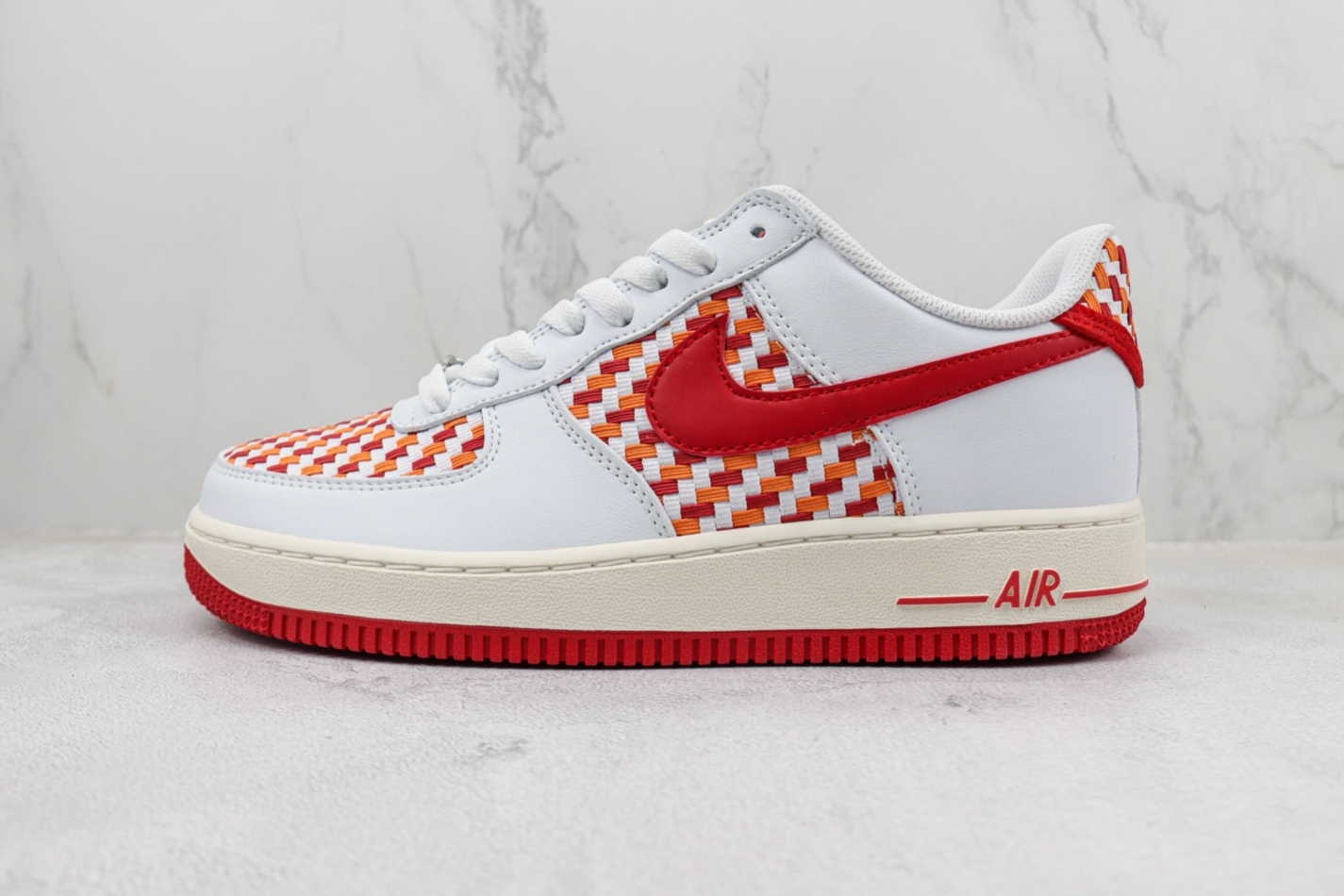 Nike Air Force 1 07 Low White Red Orange DM1060-161 - Stylish & Colorful Sneakers