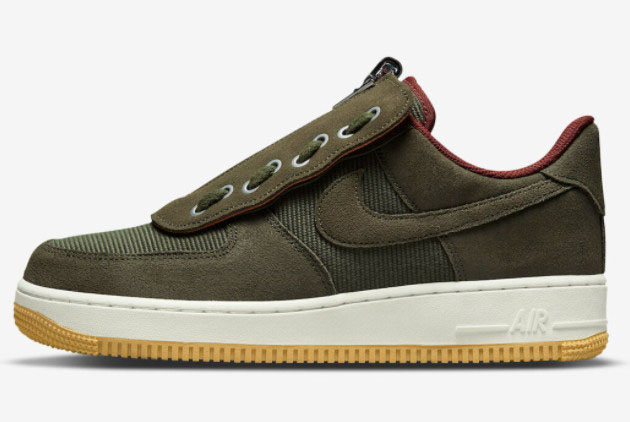Nike Air Force 1 Low 'Shroud' Olive Green DH7578-300 - Stylish and Trendy Sneakers
