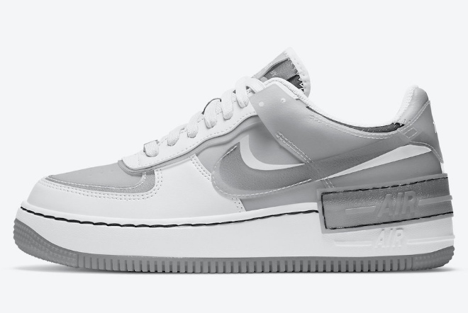Nike Wmns Air Force 1 Shadow CK6561-100 | Particle Grey | Shop Now