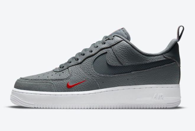 Nike Air Force 1 Low Grey Red White DN4433-001 | Premium Sneakers