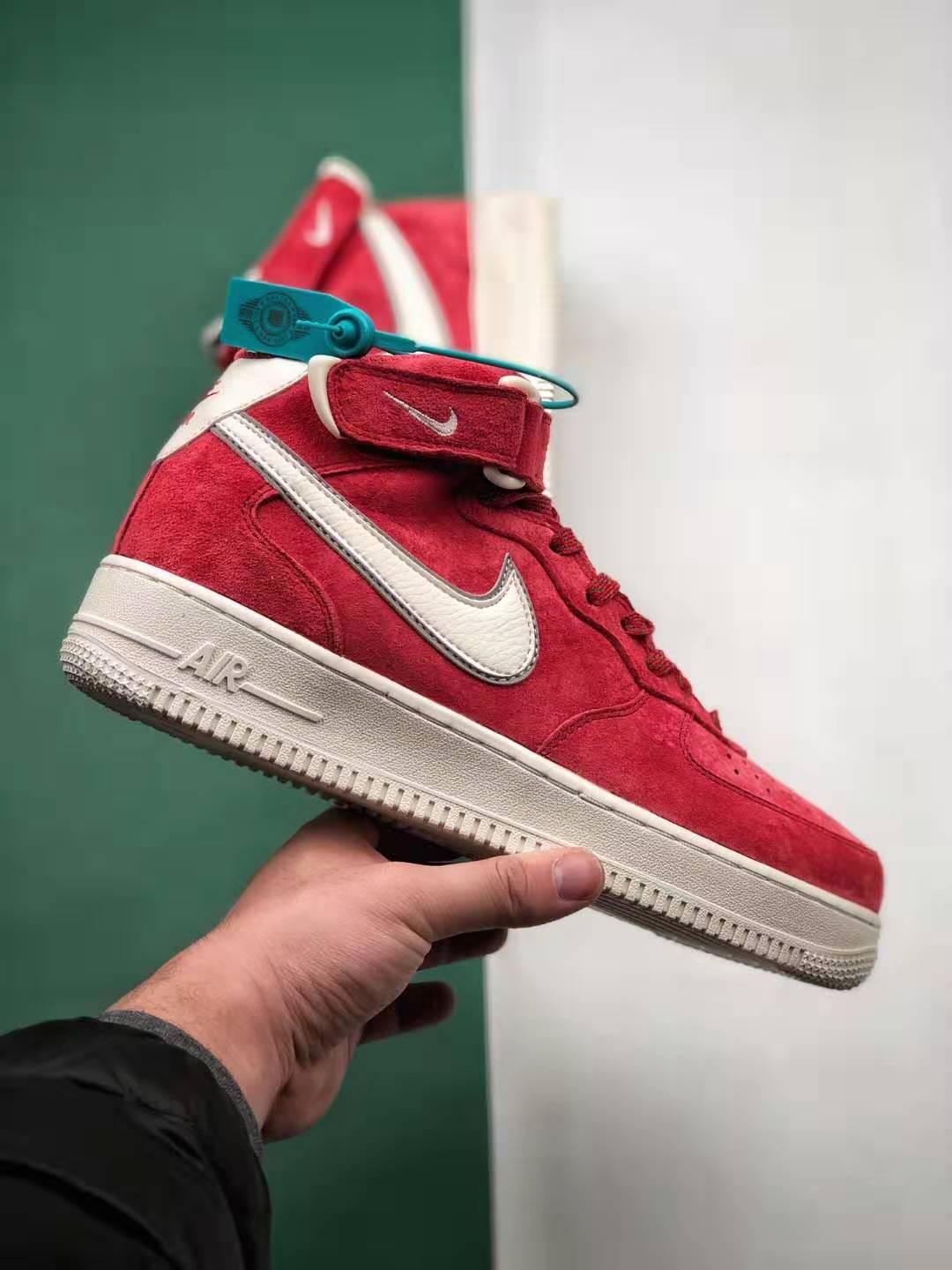 Nike Women's Air Force 107 Mid Red White AA1118-008 | Shop Now!
