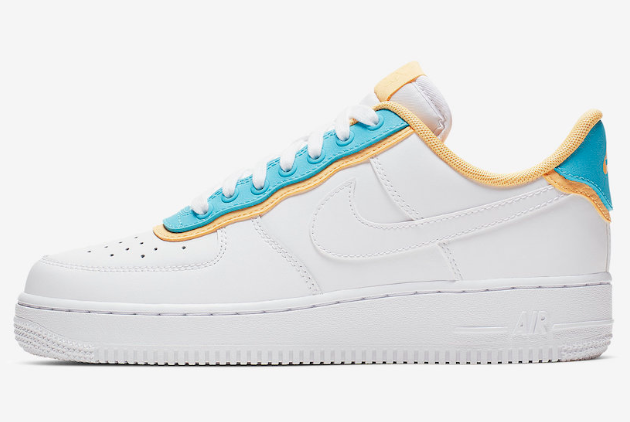 Nike Air Force 1 Low SE Peach/Sky Blue AA0287-105 - Shop Now and Step Up Your Style!
