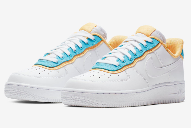 Nike Air Force 1 Low SE Peach/Sky Blue AA0287-105 - Shop Now and Step Up Your Style!