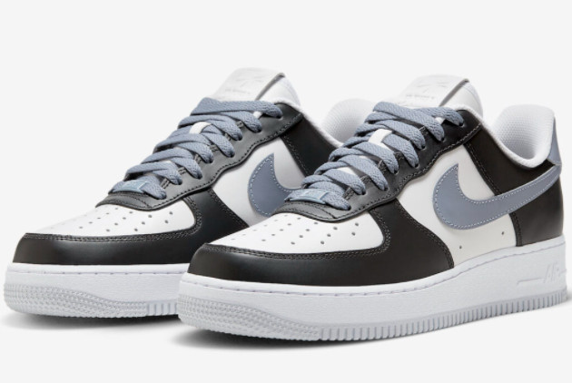 Nike Air Force 1 Low 'Toothbrush' White Black Grey FD9065-100 | Original Style and Comfort