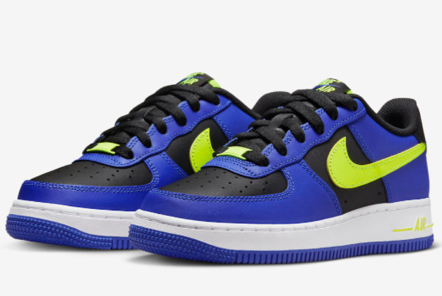 Nike Air Force 1 Low GS 'Blue Volt' FD0302-400 | Stylish Kids Sneakers