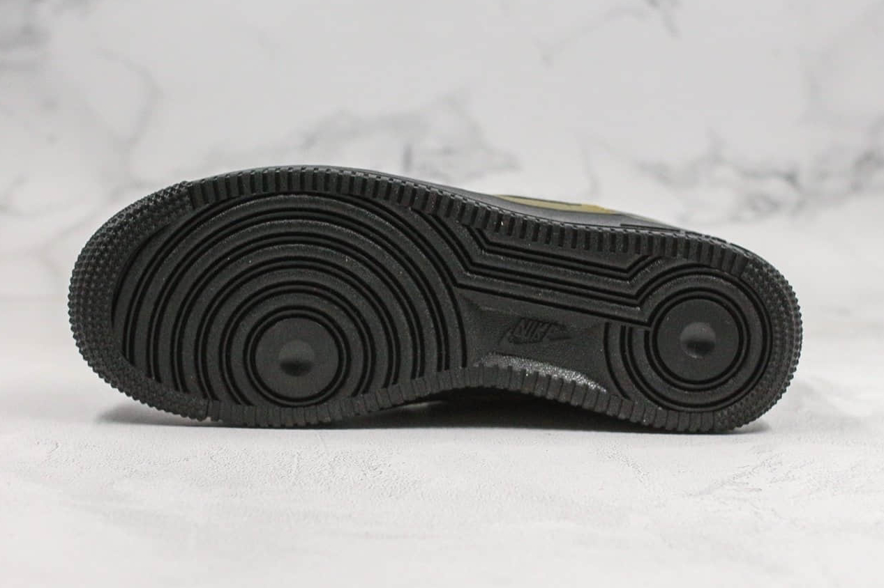 Nike Air Force 1 Low 'Medium Olive Black-Starfish' BQ4326-200 - Stylish and Versatile Sneakers