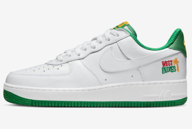 Nike Air Force 1 Low 'West Indies' White/White-Classic Green - Limited Edition Release