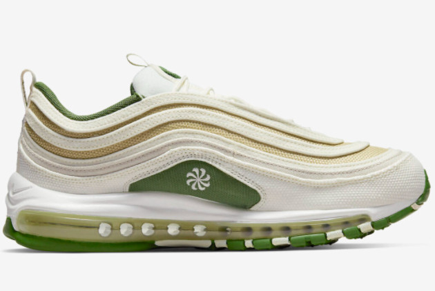 Nike Air Max 97 'Sun Club' Sail/Green-Gold DM8588-100 - Stylish and Comfy Sneakers For Men
