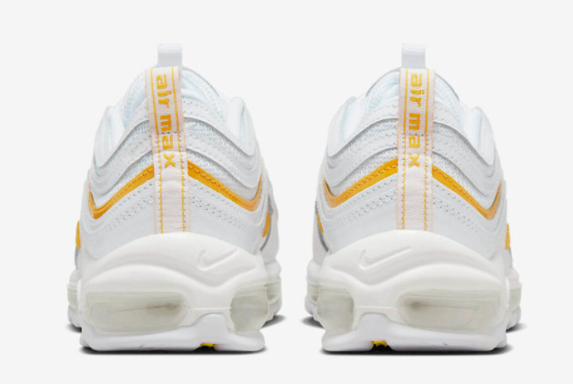 Nike Air Max 97 White Yellow DM8268-100 - Stylish Footwear with Vibrant Accents