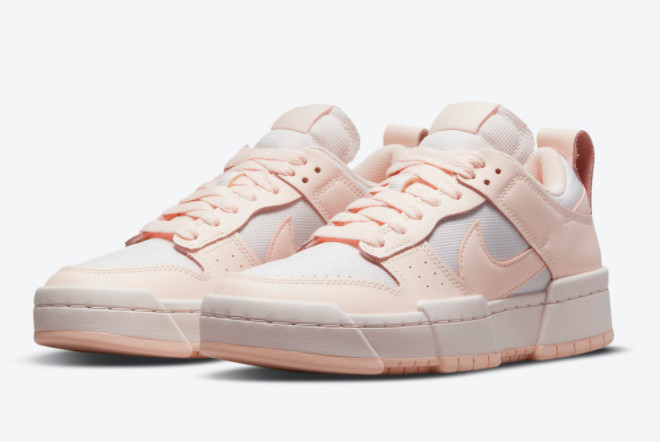 Nike Dunk Low Disrupt Barely Rose CK6654-602: Feminine Sneaker with a Bold Twist