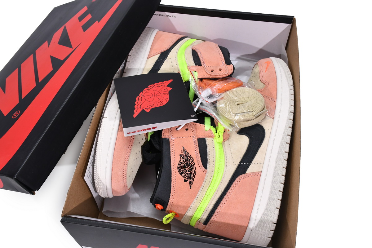 Air Jordan 1 High Switch 'Pink Volt' CW6576-800 | Stylish & Vibrant Sneakers