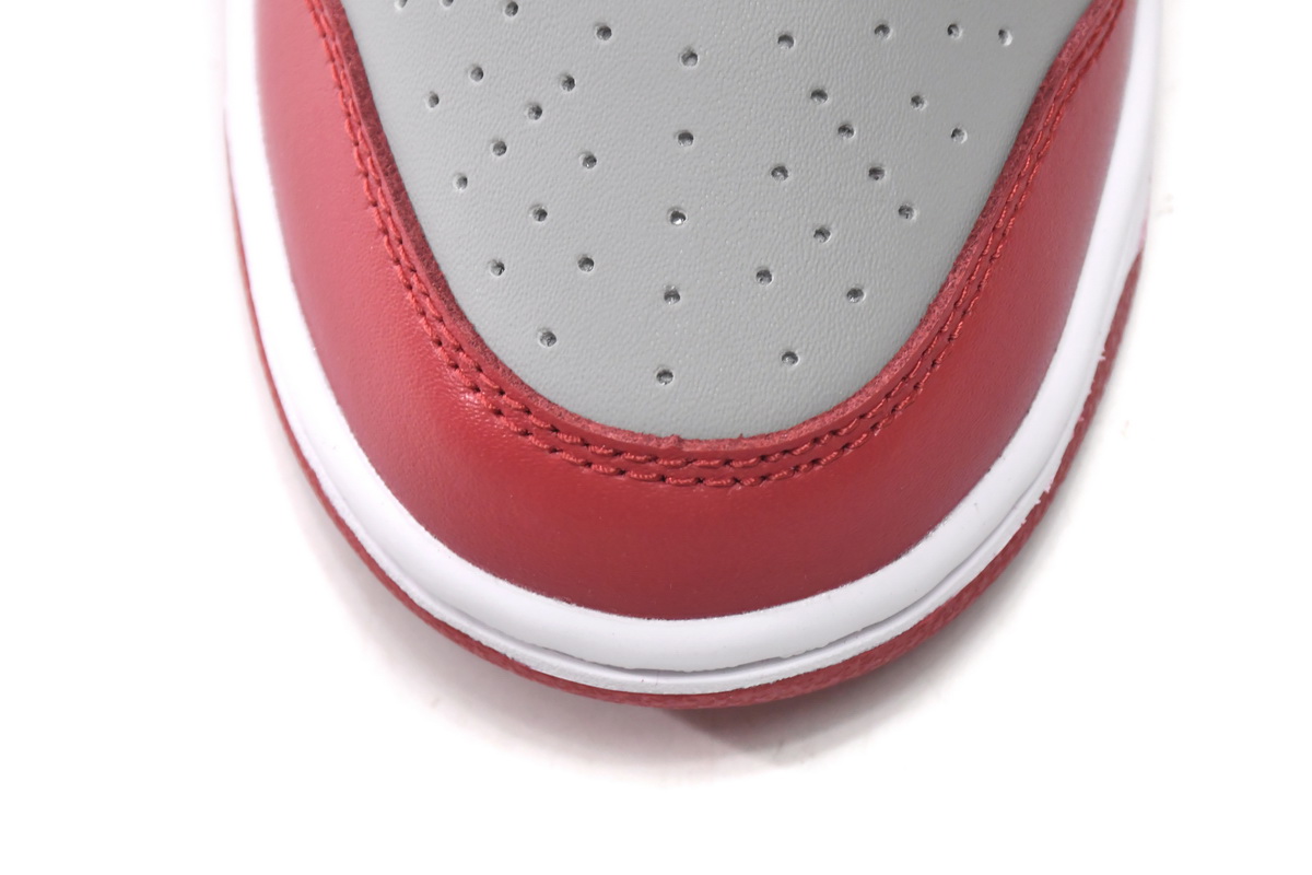 Nike SB Dunk Low Gs Unlv White Medium Grey Red Varsity CW1590-002 - Stylish and Comfortable Kids Skate Shoes
