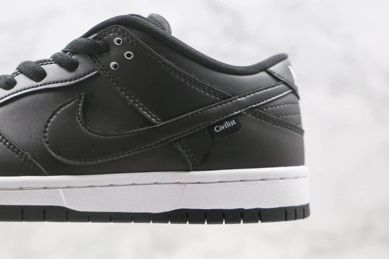 Nike Civilist x Dunk Low Pro SB QS 'Thermography' CZ5123-001 - Stylish Collaboration by Nike and Civilist