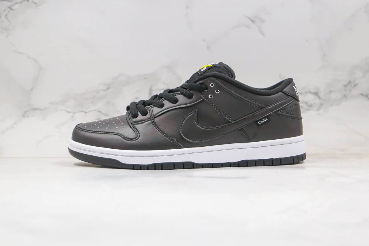 Nike Civilist x Dunk Low Pro SB QS 'Thermography' CZ5123-001 - Stylish Collaboration by Nike and Civilist