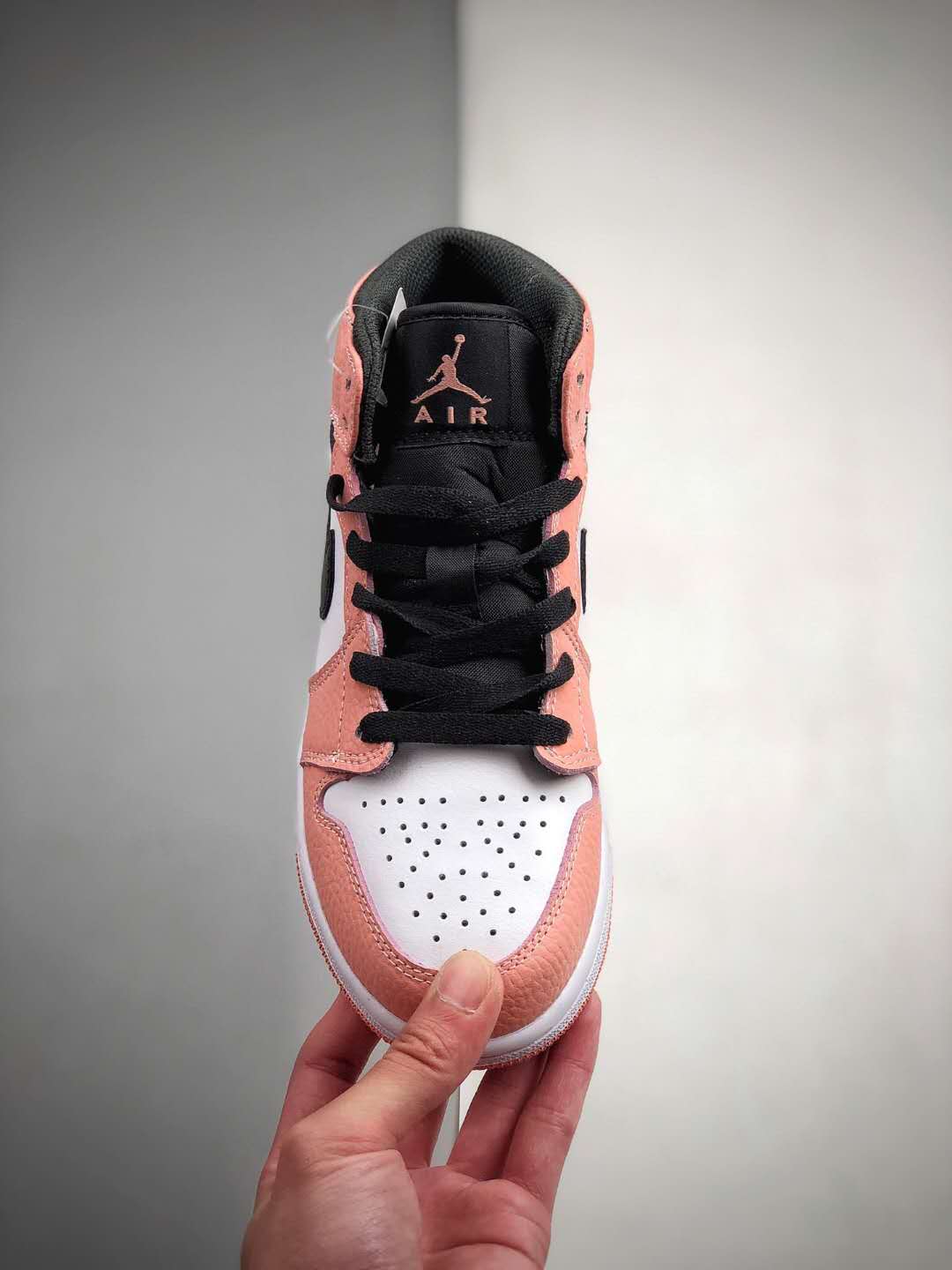 Air Jordan 1 Mid 'Pink Quartz' 555112-603 - Trendy Pink Quartz Colorway | Limited Stock