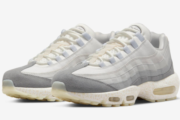 Nike Air Max 95 Summit White/Light Bone-Cool Grey DV2593-100 - Latest Release at Great Prices