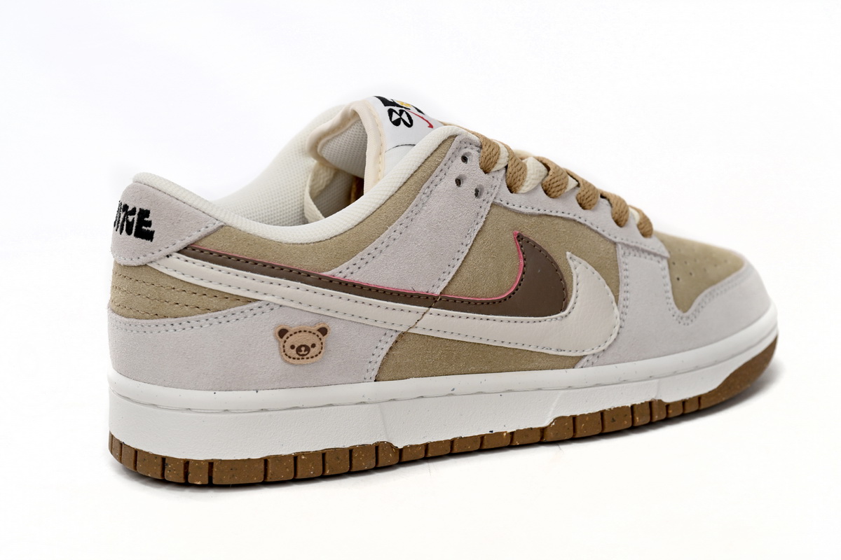 Nike SB Dunk Low 85 White Brown Black DO9457-100 - Stylish and Iconic Sneakers