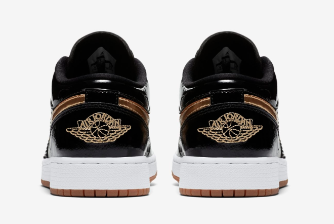 Air Jordan 1 Low Black Gold Patent 554723-032: Sleek and Stylish Sneakers for Every Occasion