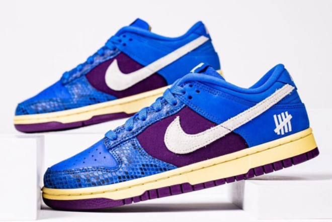 Undefeated x Nike Dunk Low DH6508-400 - Blue/Purple Limited Edition
