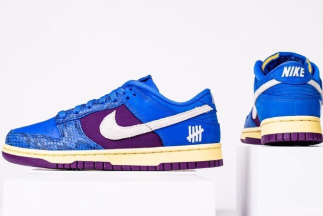 Undefeated x Nike Dunk Low DH6508-400 - Blue/Purple Limited Edition