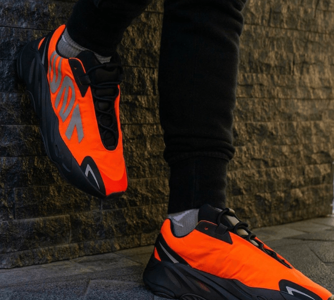 Adidas Yeezy Boost 700 MNVN 'Orange' FV3258 - Bold & Stylish Sport Shoes
