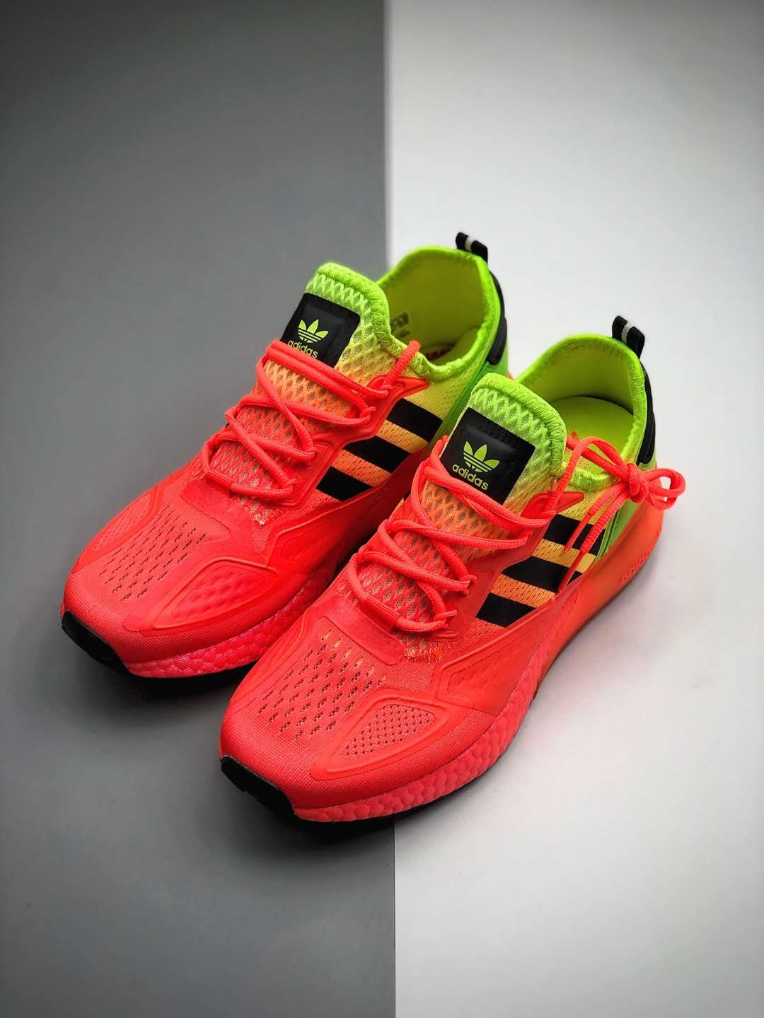 Adidas ZX 2K Boost 'Solar Yellow Red' FW0482 - Shop Latest Sneakers